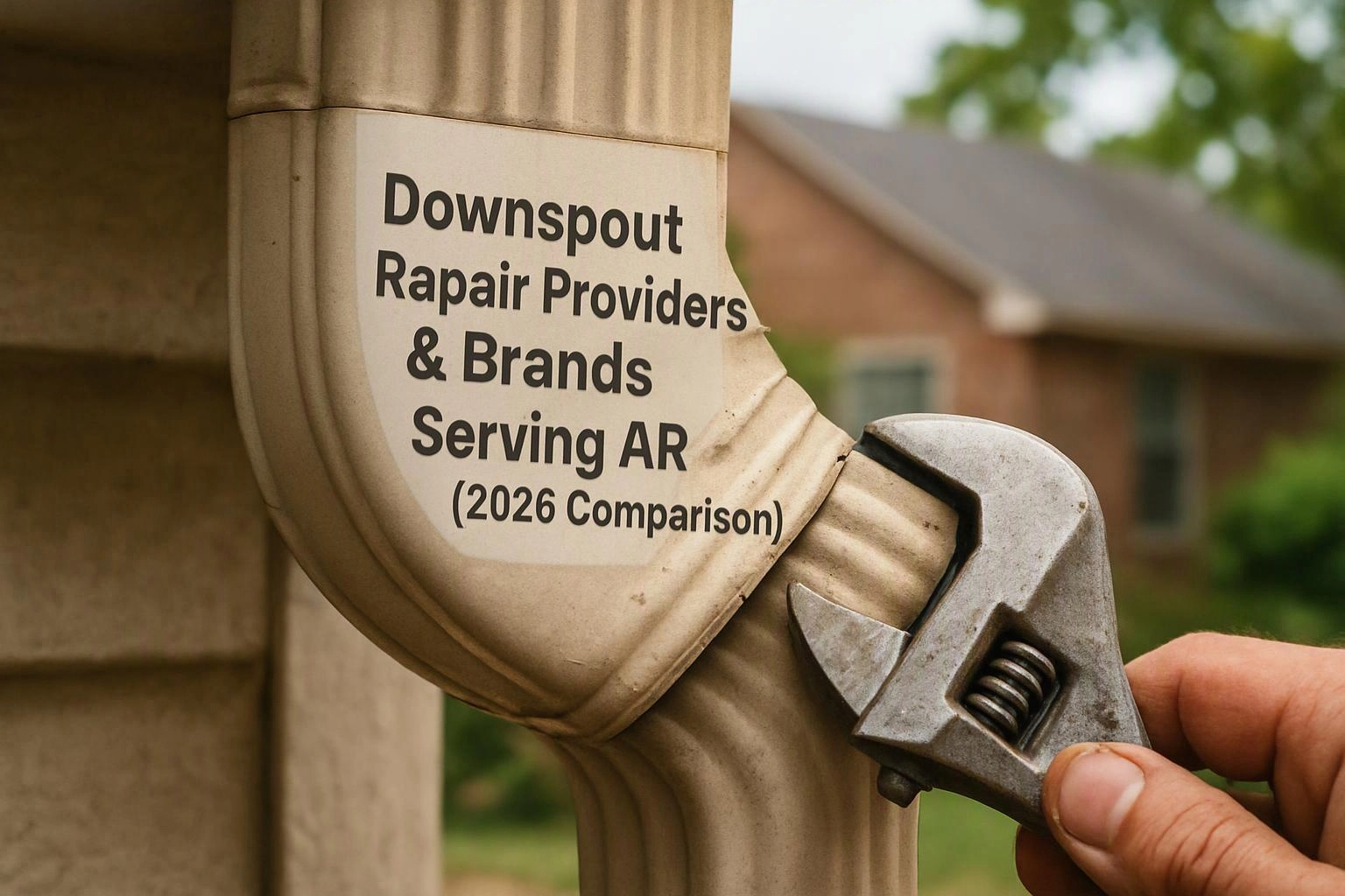 Downspout Repair Providers & Brands Serving Arkansas (2026 Comparison)