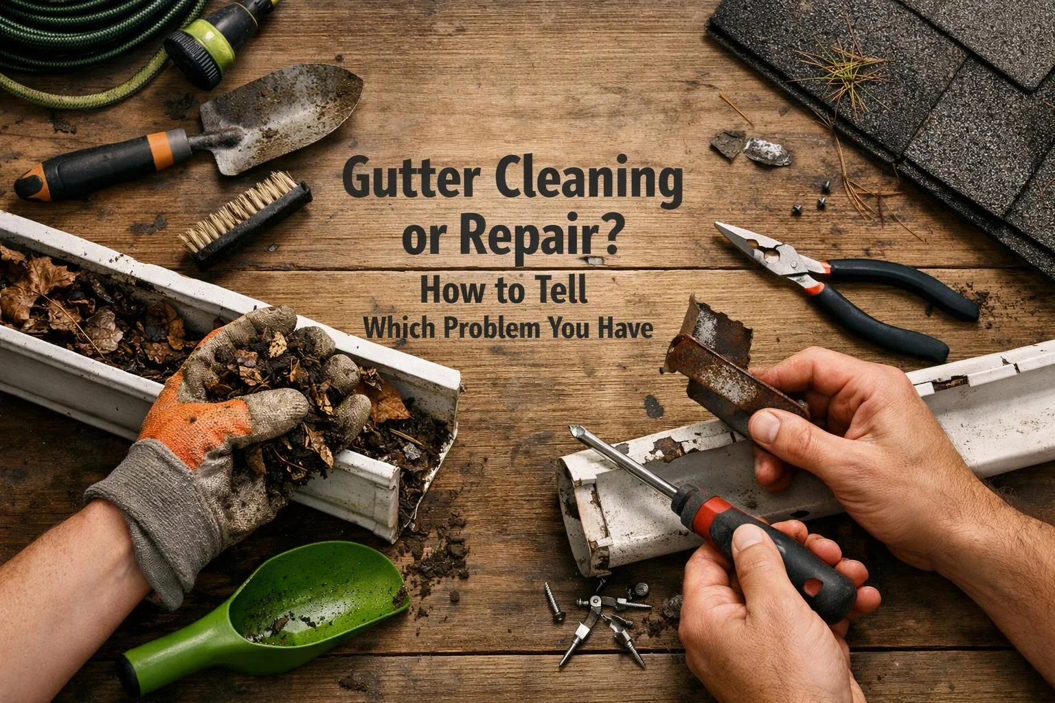 Gutter Cleaning or Repair? How to Tell Which Problem You Have