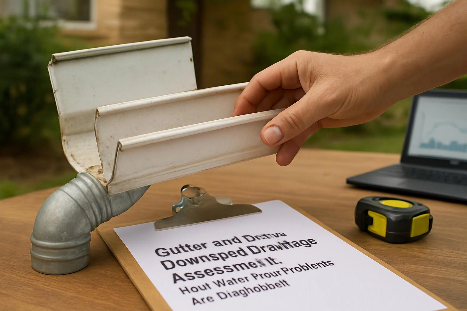 Gutter and Downspout Drainage Assessment: How Water-Flow Problems Are Diagnosed