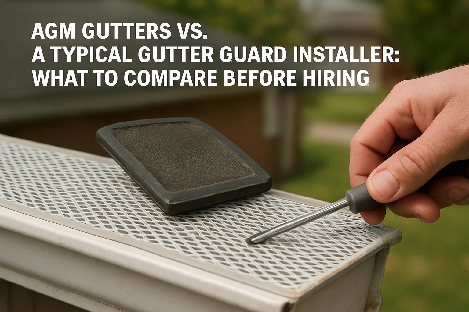 AGM Gutters vs. a Typical Gutter Guard Installer: What to Compare Before Hiring in Arkansas