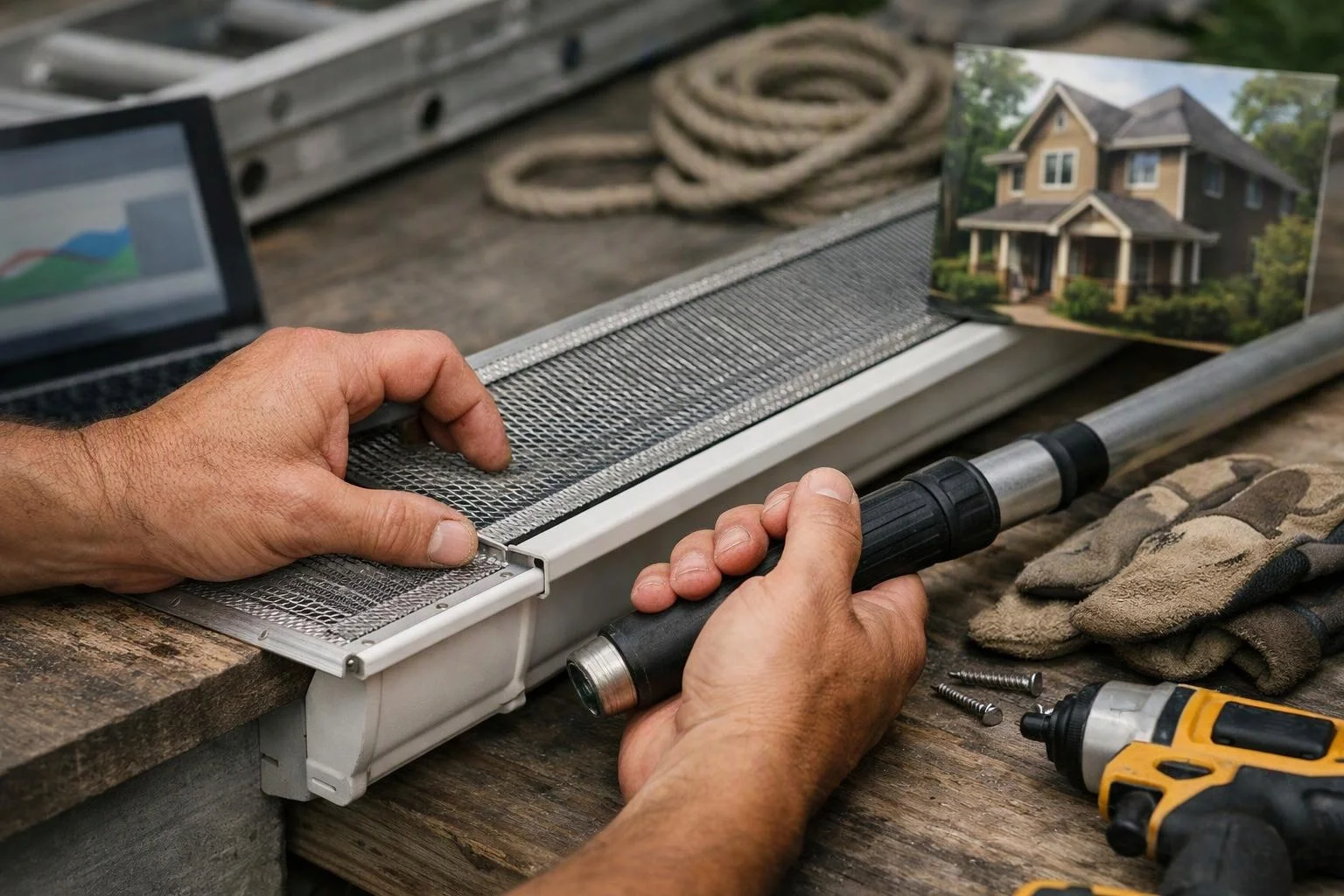 Gutter Guards for Multi-Story and Hard-to-Reach Homes