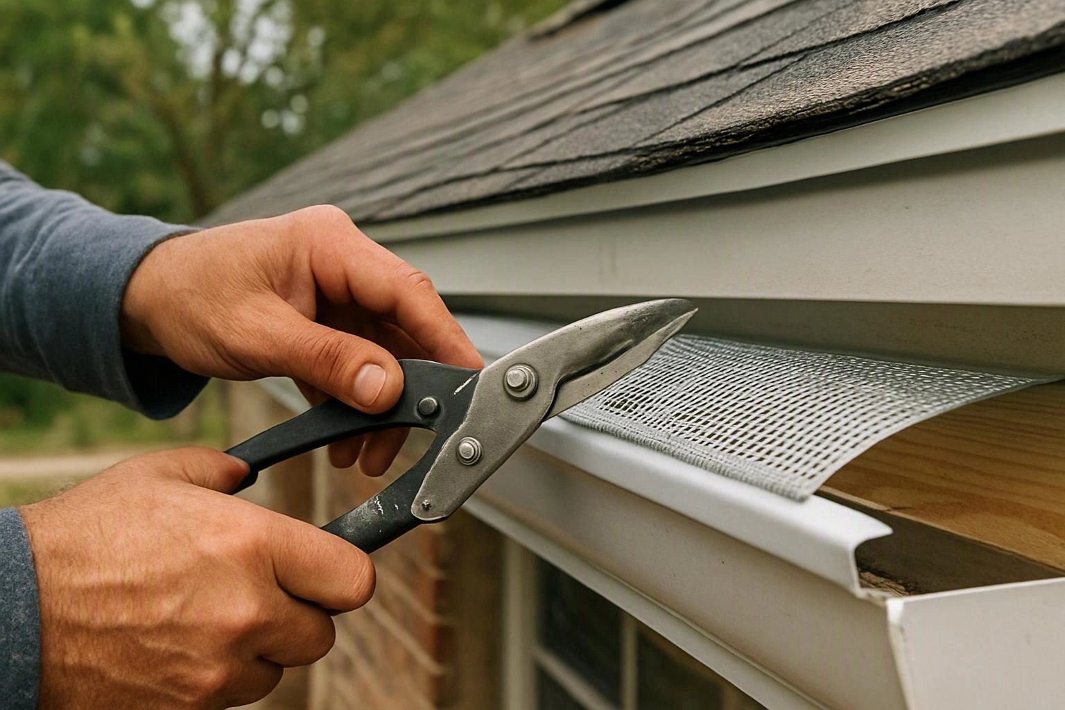 Gutter Guard Installation for New Construction