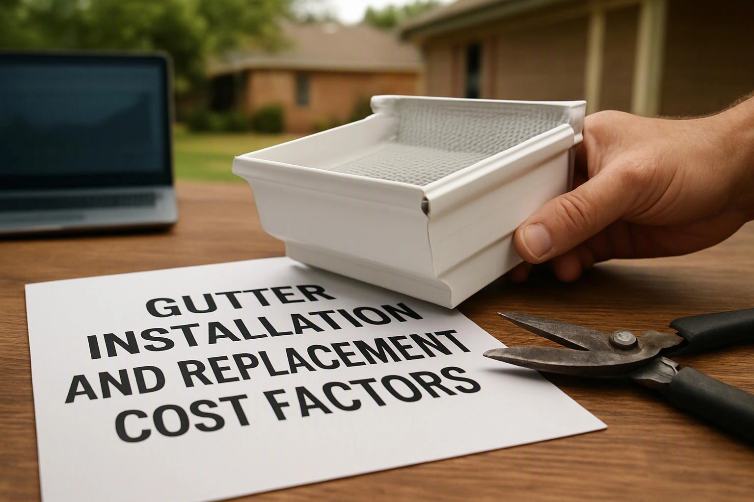 Gutter Installation and Replacement Cost Factors Arkansas