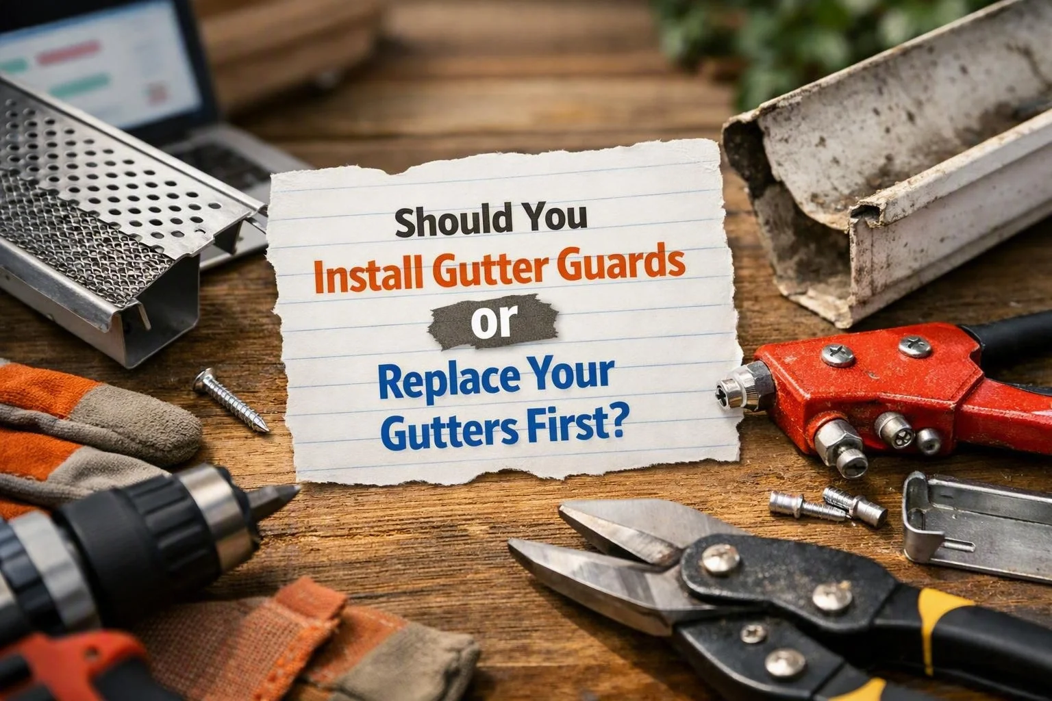Should You Install Gutter Guards or Replace Your Gutters First?