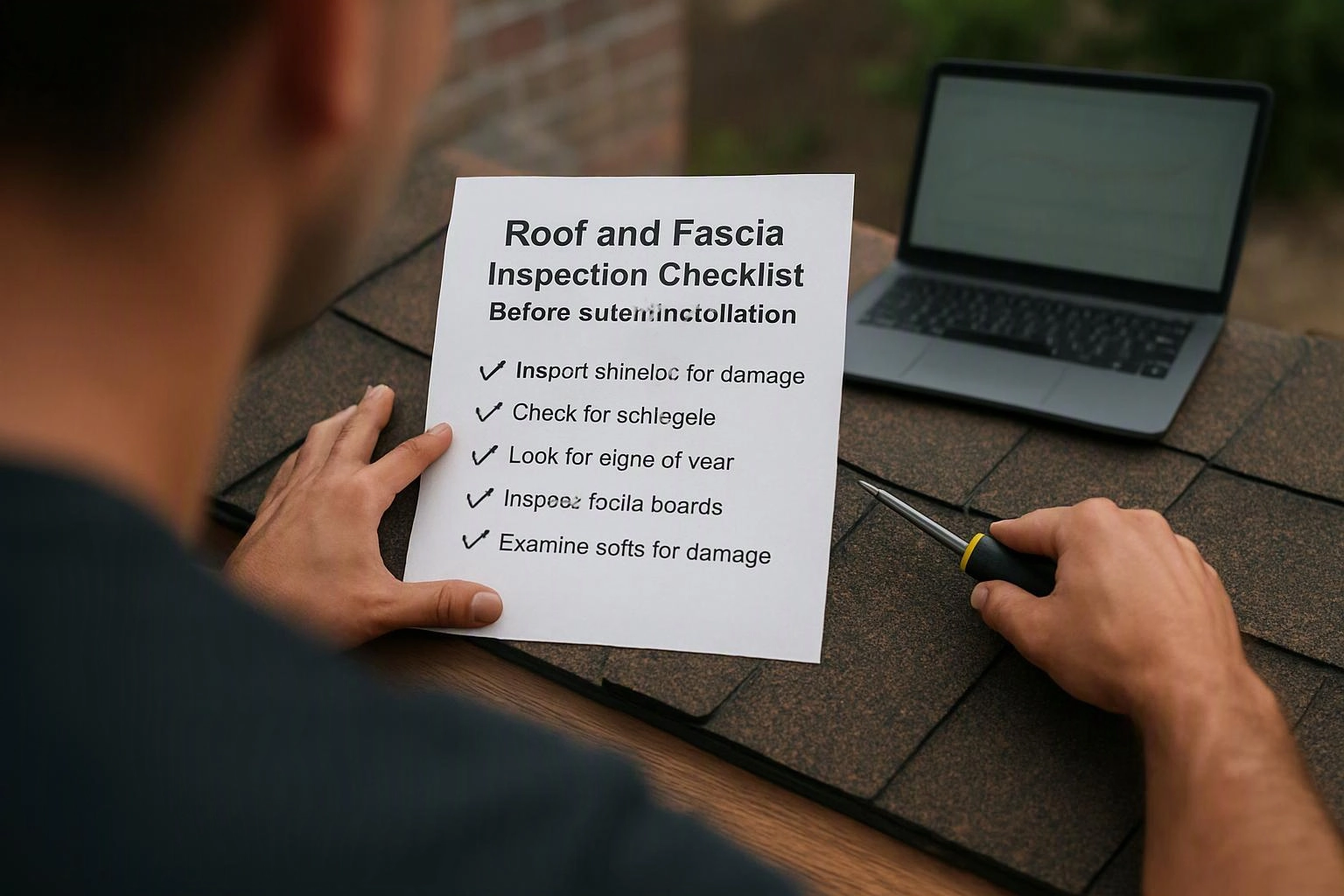 Roof and Fascia Inspection Checklist Before Gutter Installation