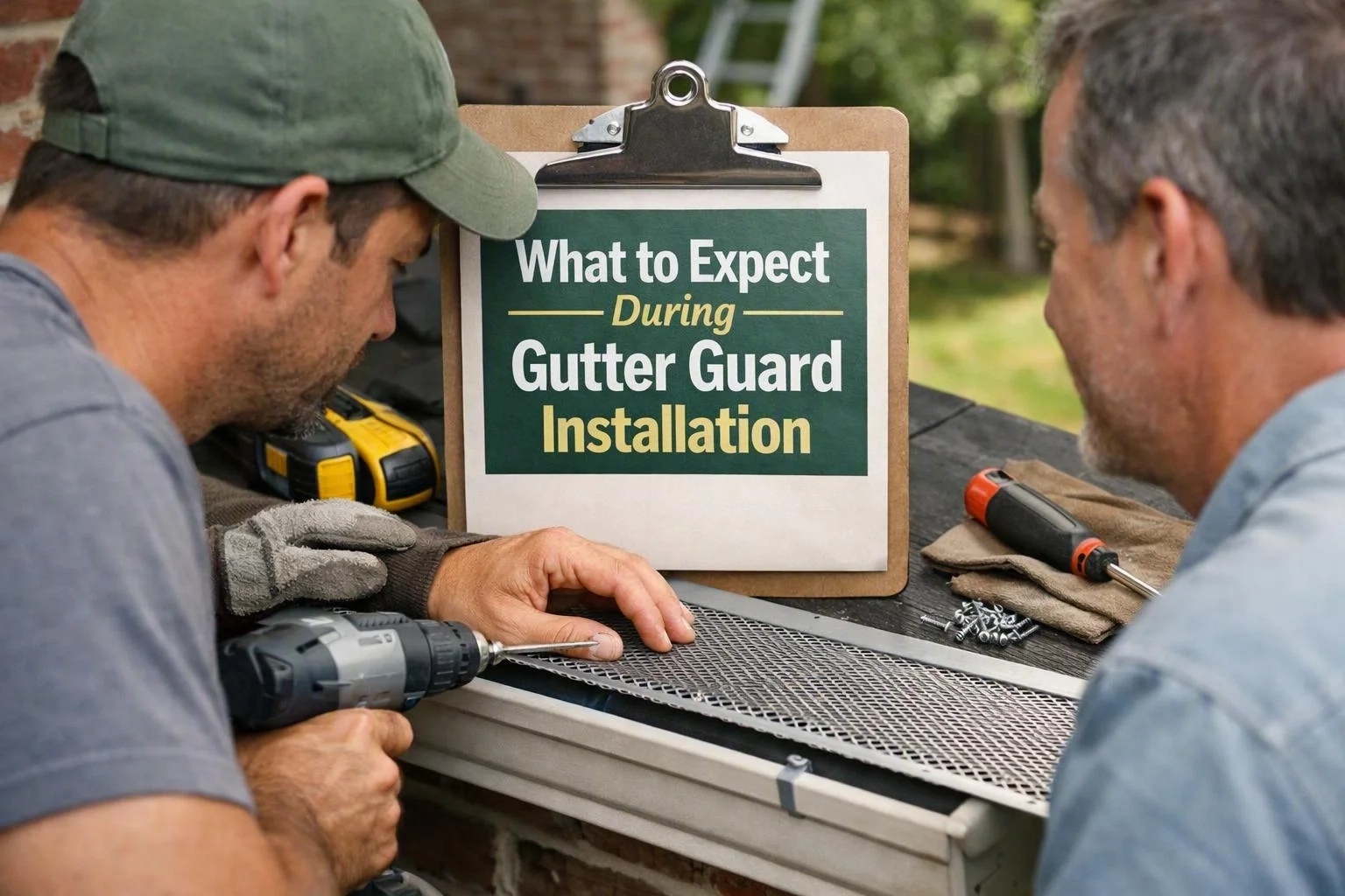What to Expect During Gutter Guard Installation