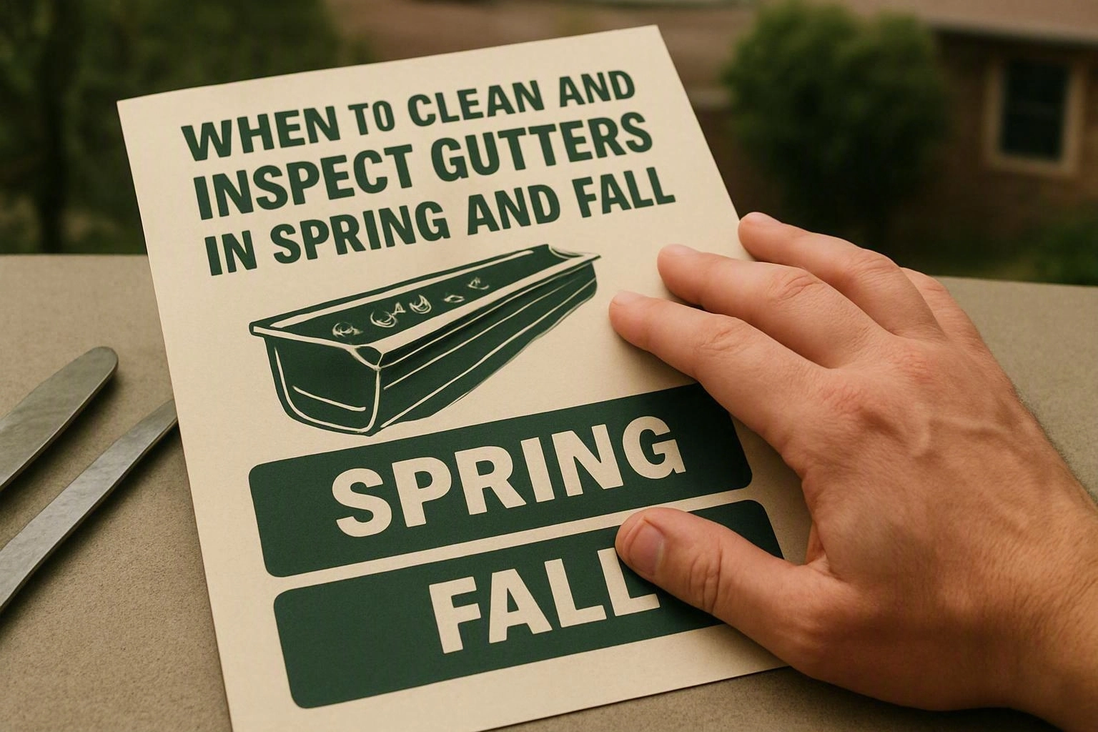 When to Clean and Inspect Gutters in Spring and Fall