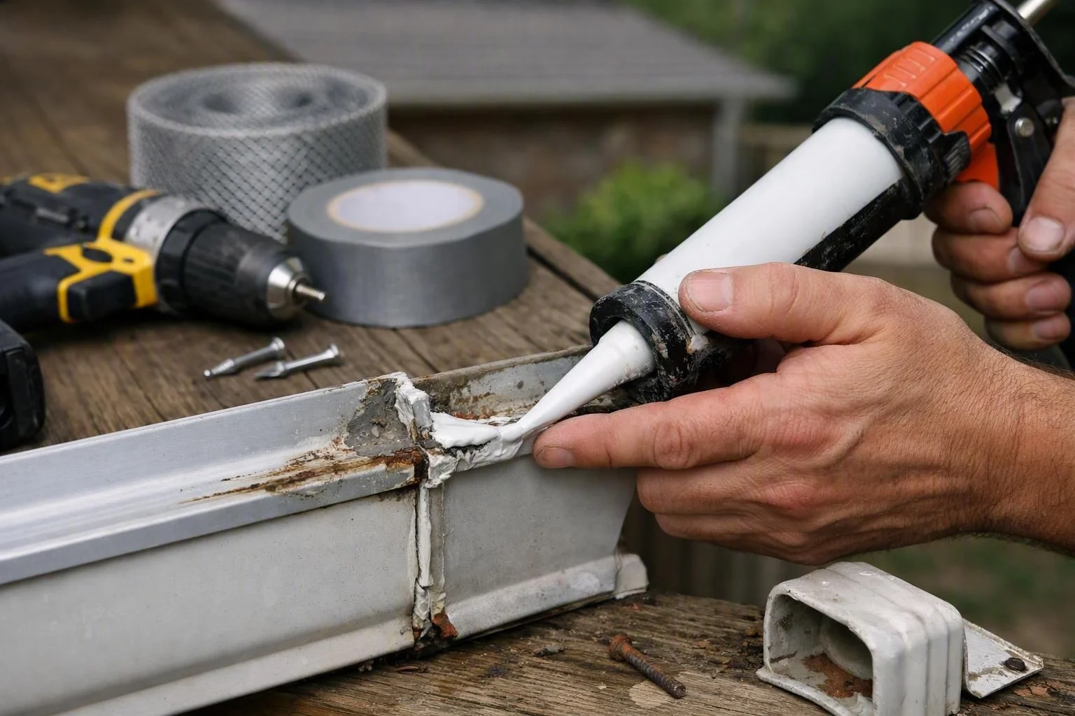 Why Gutters Leak at Seams, Corners, and Downspout Connections
