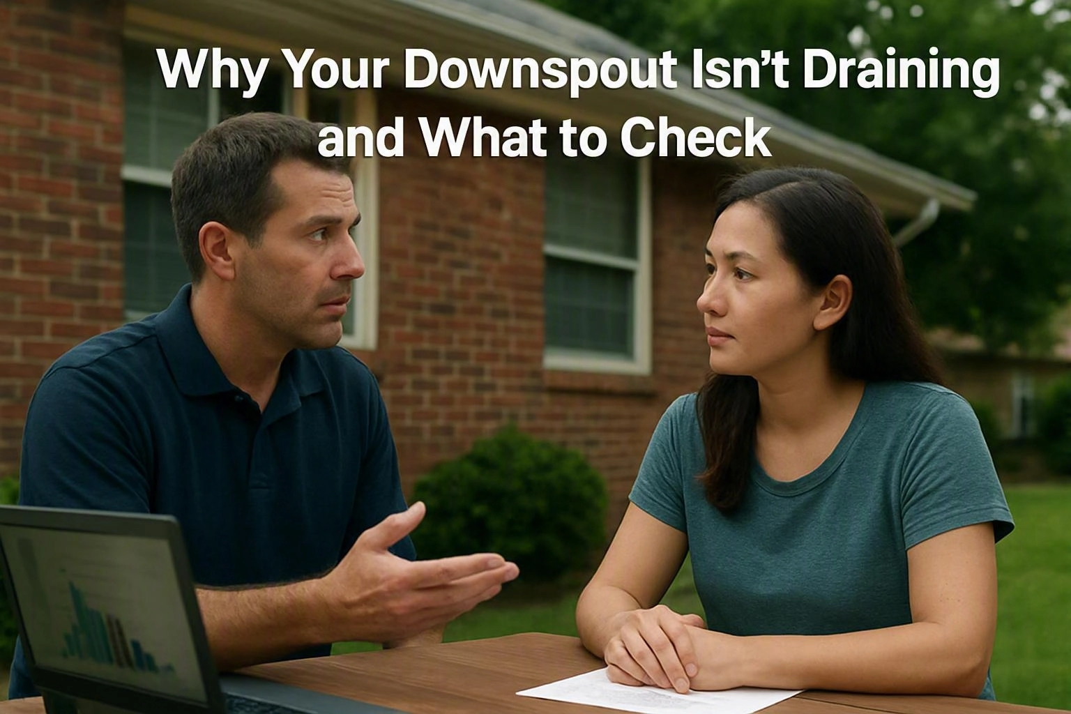 Why Your Downspout Isn’t Draining and What to Check
